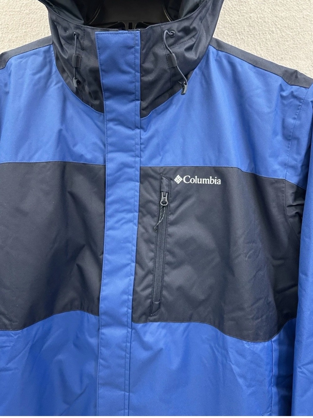 Columbia Jacket Mens 4XL Tipton Peak Ill Insulated Omni-Tech Blue Reflective NWT - Picture 3 of 13